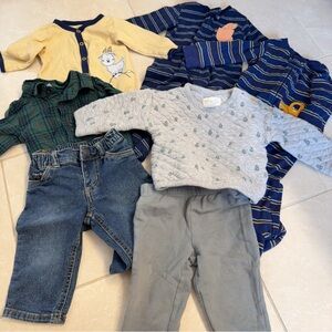 Carter’s Baby boys 6 months clothes bundles 7 pieces